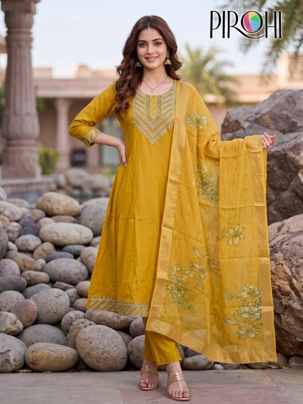 Pirohi anarkali kurti wholesaler in bhuleshwar